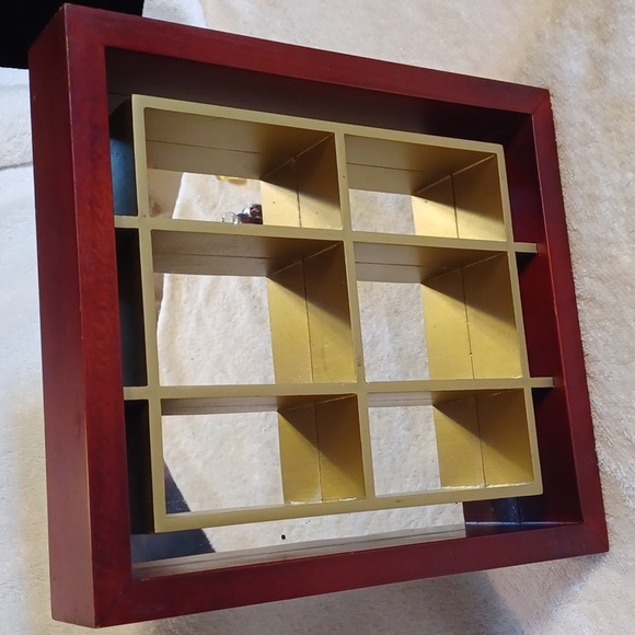 Minatures display shelf wall decor mirrored shelf - Picture 4 of 6